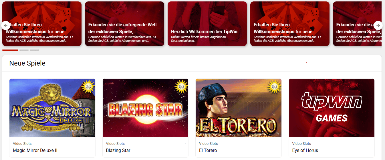 Tipwin – Das führende Casino in Deutschland